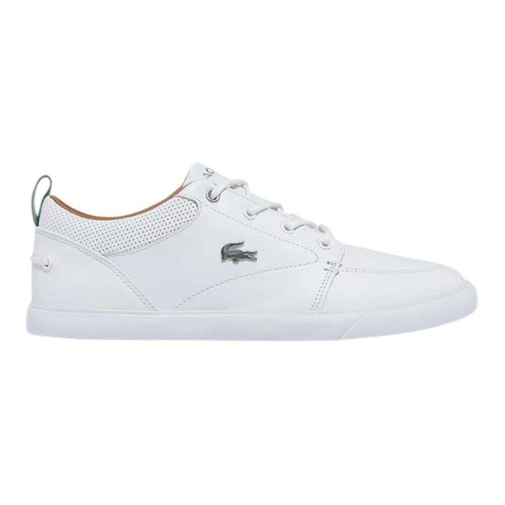 Lacoste Bayliss Leather Perforated Collar Mens Sneakers Size 10.5